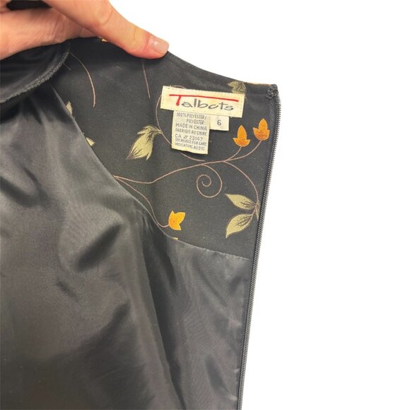 Talbots Floral Print Dress | Size 6 | Like New - Picture 5 of 6